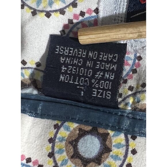 English Laundry Men's Blue Print Shirt L Button Up Christopher Wicks M26 - Picture 13 of 14